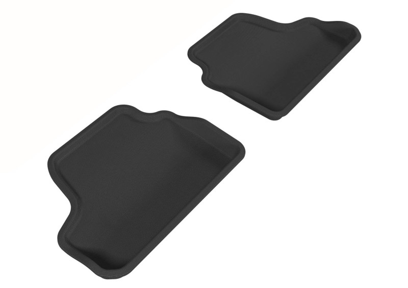 BMW 3 Series Floor Mats - Rear - 3D MAXpider - Kagu - Gray - `07-`13